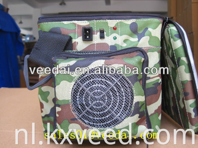 5lblack draagbare mini camping koelkast geïsoleerde koeler doos dc12v